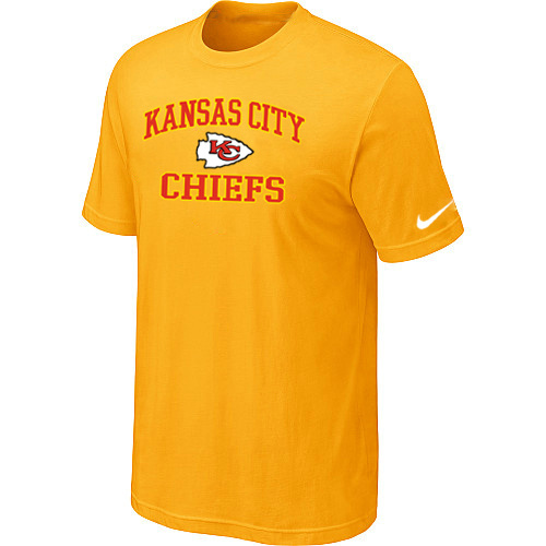 Nike Kansas City Chiefs Heart & Soul NFL T-Shirt - Yellow